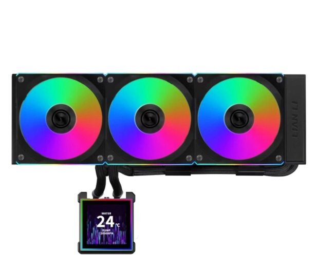 Lian Li HydroShift II LCD-S 360CL RGB LCD Black 3x120mm - 1486801 - zdjęcie